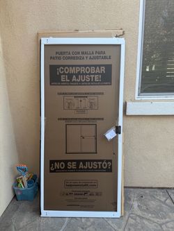 36” x 80” Screen Door New In Box