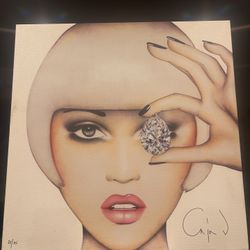 Anja Van Herle “Bling Bling” Numbered 25/195 18x18