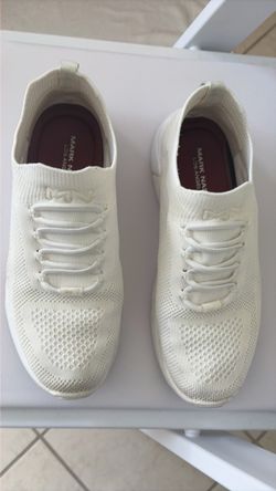 White Skechers mark mason sneakers
