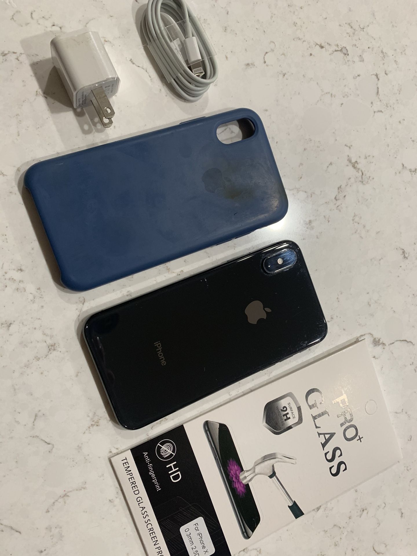 Space grey iPhone X 256gb unlocked 550obo