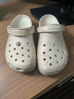 Women’s white Crocs