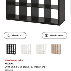 Kallax 4x4 Bookshelf 