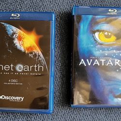 Blu ray DVD Planet Earth & Avatar