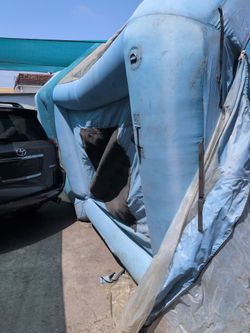 blowup Tent PAINT SHOP ETC
