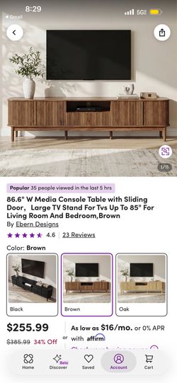 Wayfair center media console
