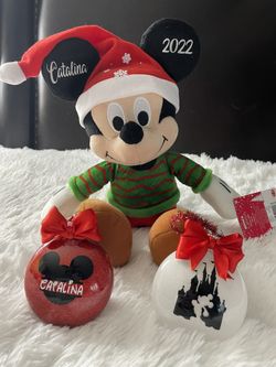 Personalize Mickey & Minnie Plush 