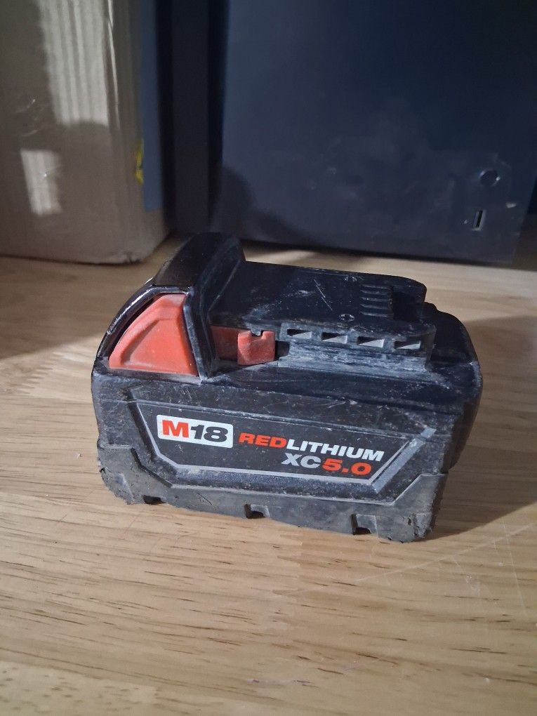Mulwaukee M18 Red Lithium XC 5.0 Battery Pack