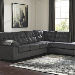  Accrington - Granite - Sleeper Sectional with Chaise 