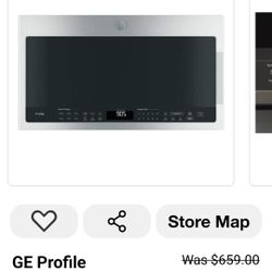 Profile 2.1 cu. ft. Over the Range Microwave in Stainless Steel with Sensor Cooking