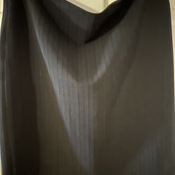 Bebe Black Pinstripe Pencil Skirt – Size 10 – Made in USA