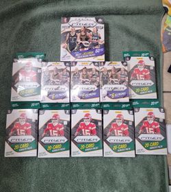 2025  Prizm Sports Card Box Lot $200