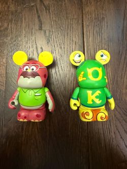 Disney Vinylmation Monster University Series Don Carlton + Terri, Terry Figures
