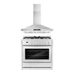 LUXURY KITCHEN APPLIANCES - New Open Box RANGE OVEN COOKTOP HOOD 