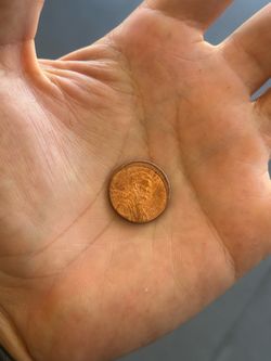 Error stamped penny