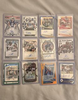 20 card Autograph football lot 