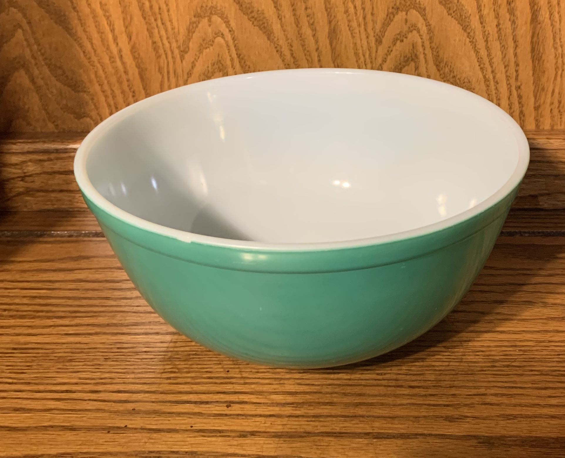 Vintage Pyrex Green Mixing Bowl