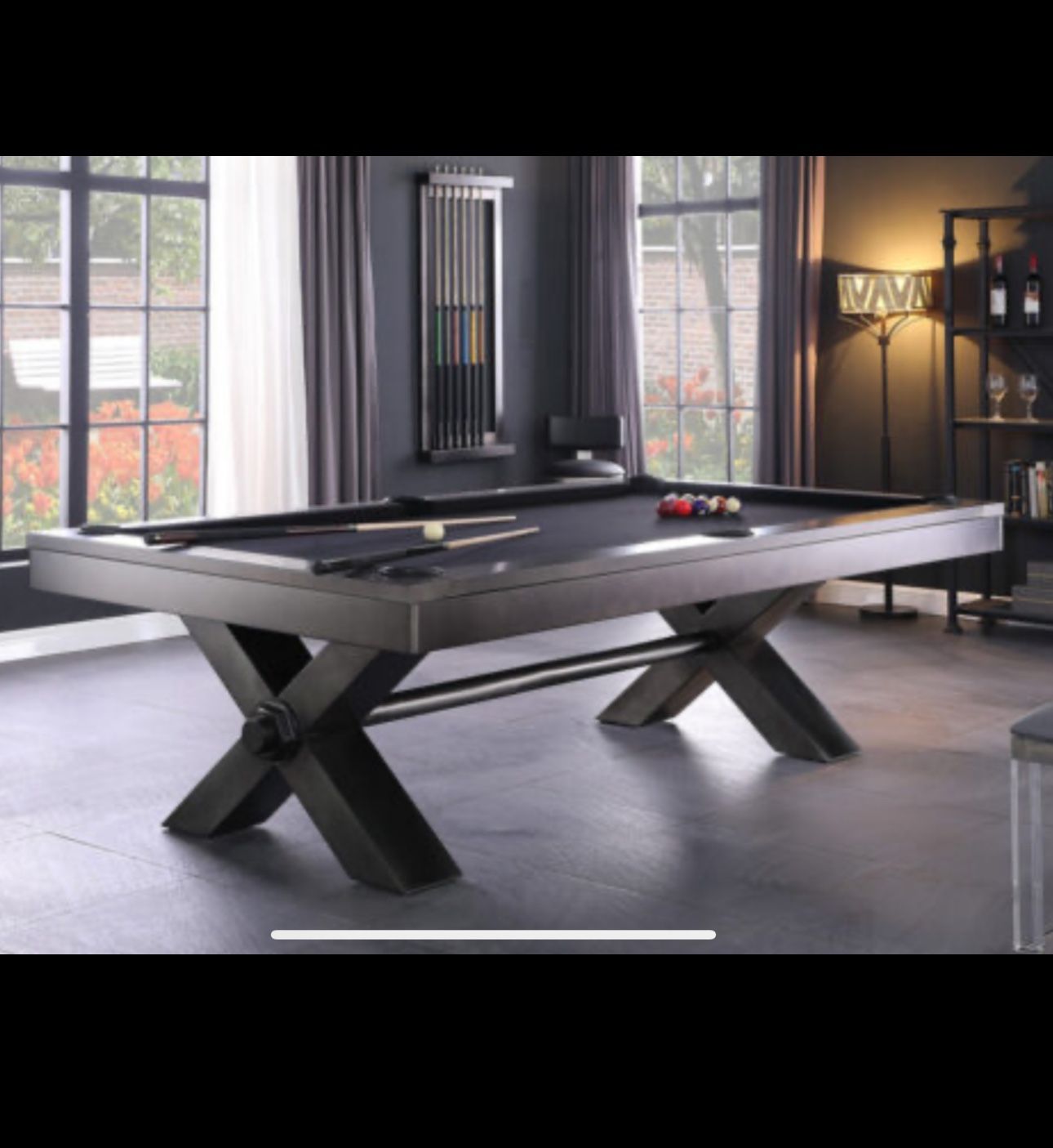 The Vox Pool Table by Plank & Hide / Slate Pool Table 