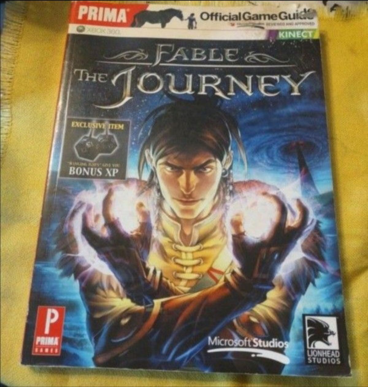 Prima strategy guide video game fable the journey