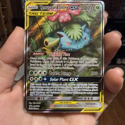 Venusaur & Snivy GX - SM229 - SM Promos (SMP)