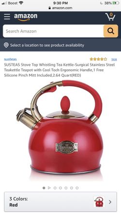Susteas kettle.