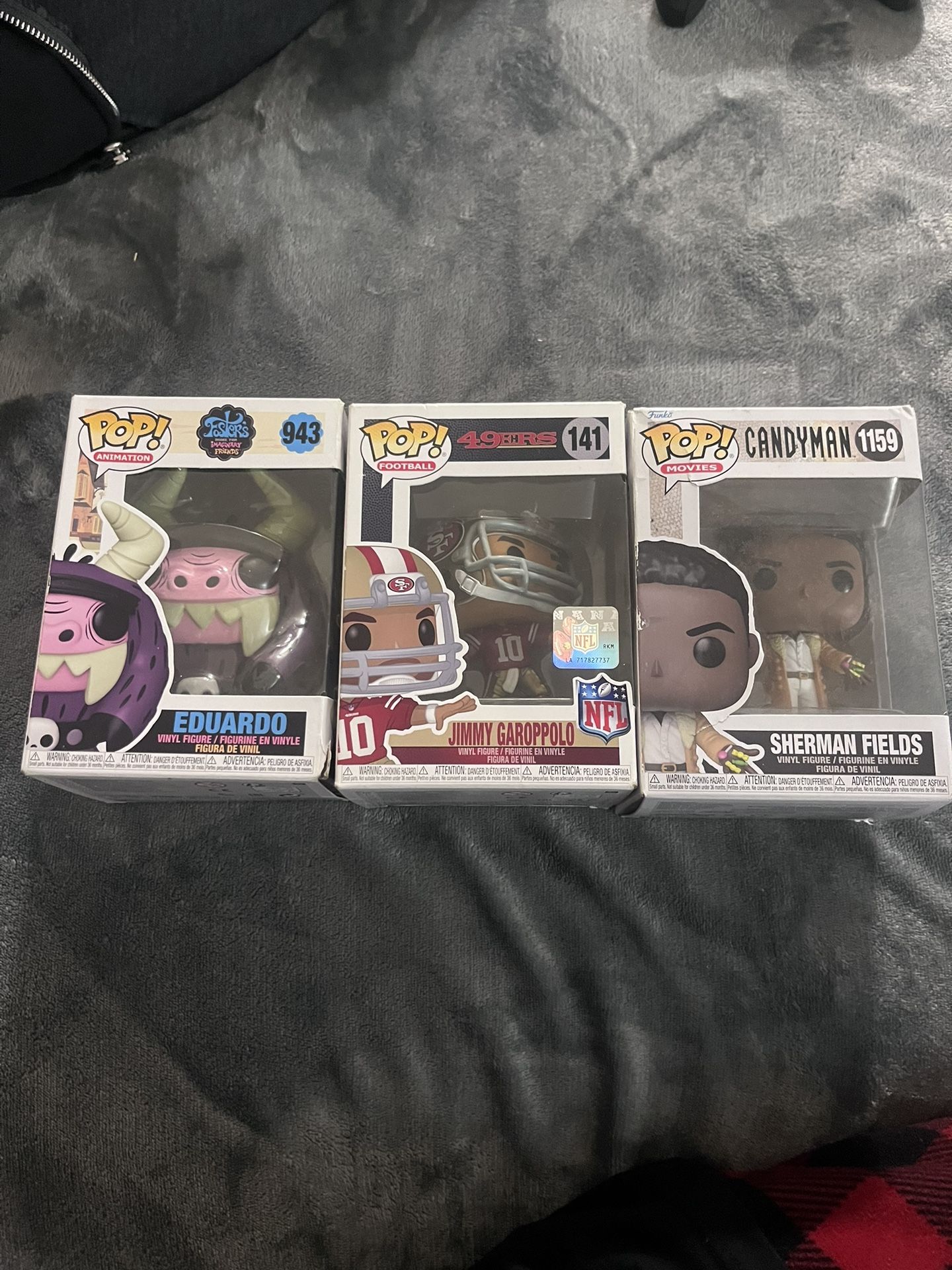 Funko Pops 49ers, Candyman And Foster Home For Imaginary Friends