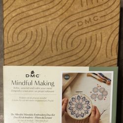 The Mindful Mandala Embroidery Duo Kit