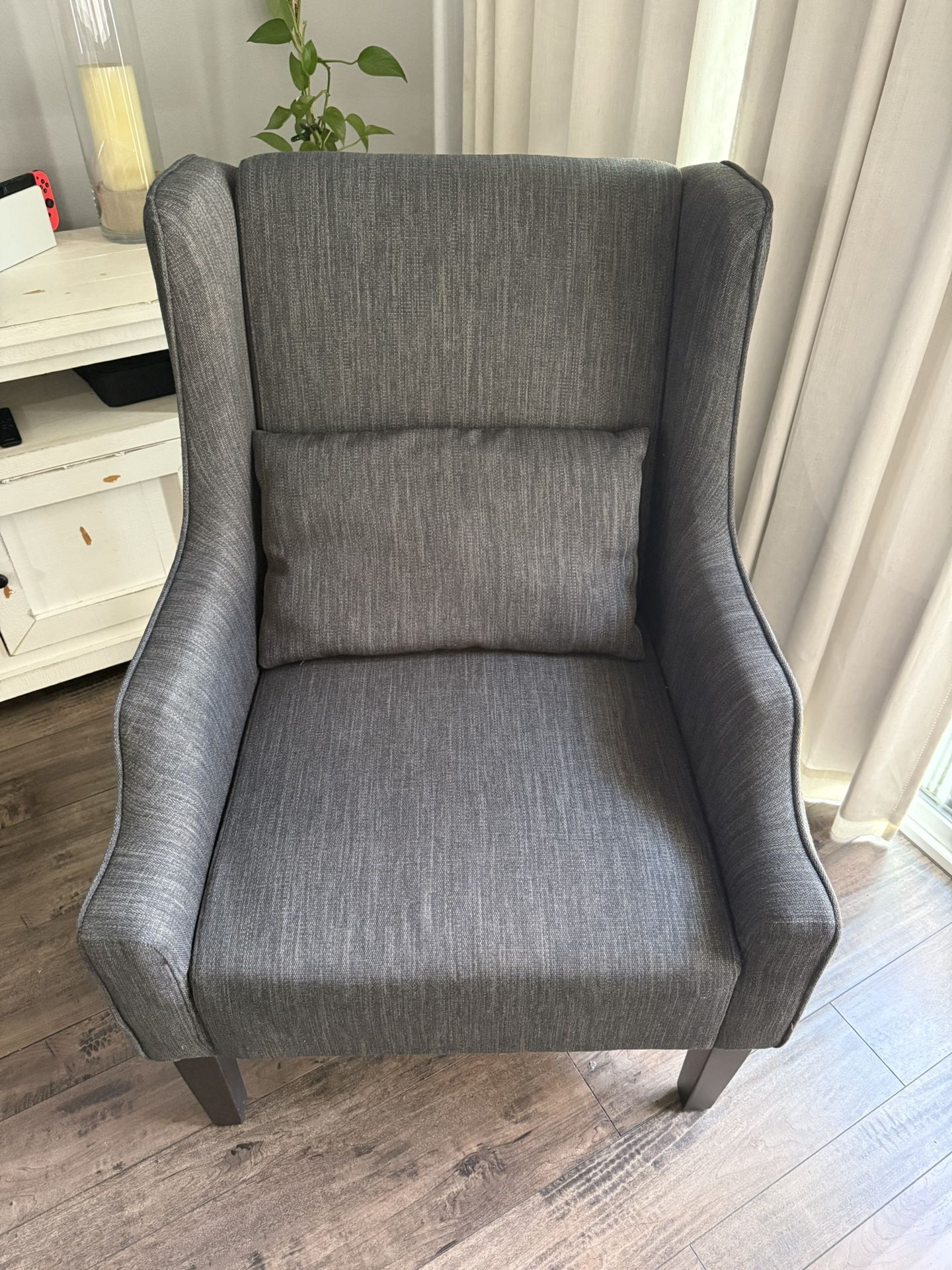 Accent Chair With Ottoman
