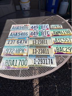 License plates