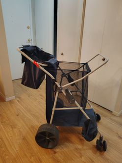 Folding Beach Cart with Wide Wheels