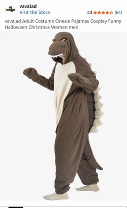 Vavalad Adult Dinosaur Costume Onesie
