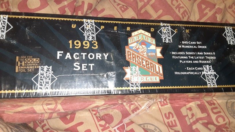 Full Set Upper Deck 1993 Baseball Cards Unopened