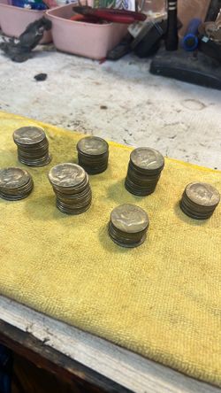 John F Kennedy half dollars 40percent silver dates 1965, 1(contact info removed) 1(contact info removed) I have 90 to choose from
