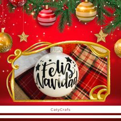 Esferas Navideñas Personalizadas/Christmas Ornaments 