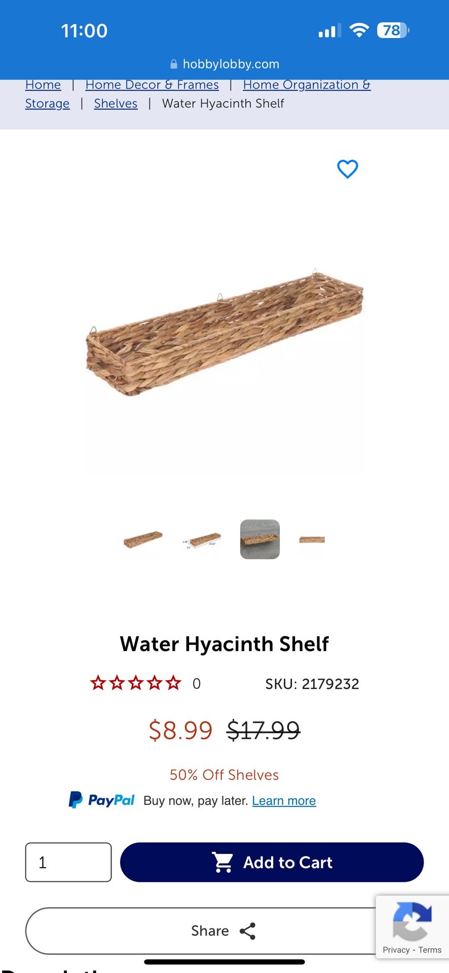 Woven Shelf’s