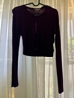 Charlotte Russe  purple crop top