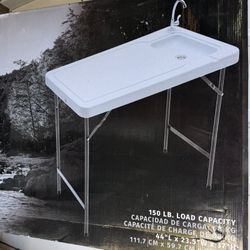 NEW Fishing And Game Cleaning Table With Sink