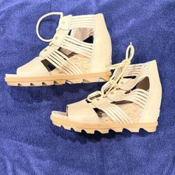 Sorel Joanie II Lace Huarache wedge sandal