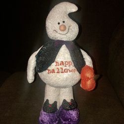 Happy Halloween Standing Ghost Plush 