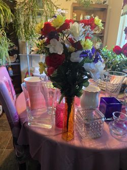 Flower base with flour