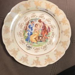 Antique republic plate gold women