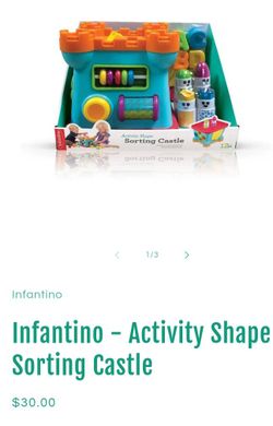 Toddler activity Shape Castle