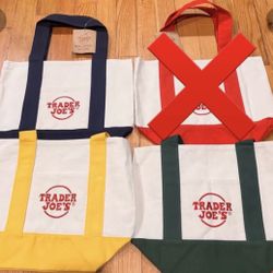 New Trader joes mini totes canvas tote $10 Each 