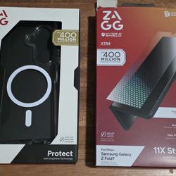 Zagg Clear Case And Screen Protector For  Z Fold 7 Unused