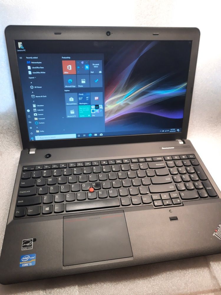 Lenovo 15.6" Laptop ThinkPad E531 Core i5-3360M Intel HD4000 Video 8gb RAM 240GB SSD Win10