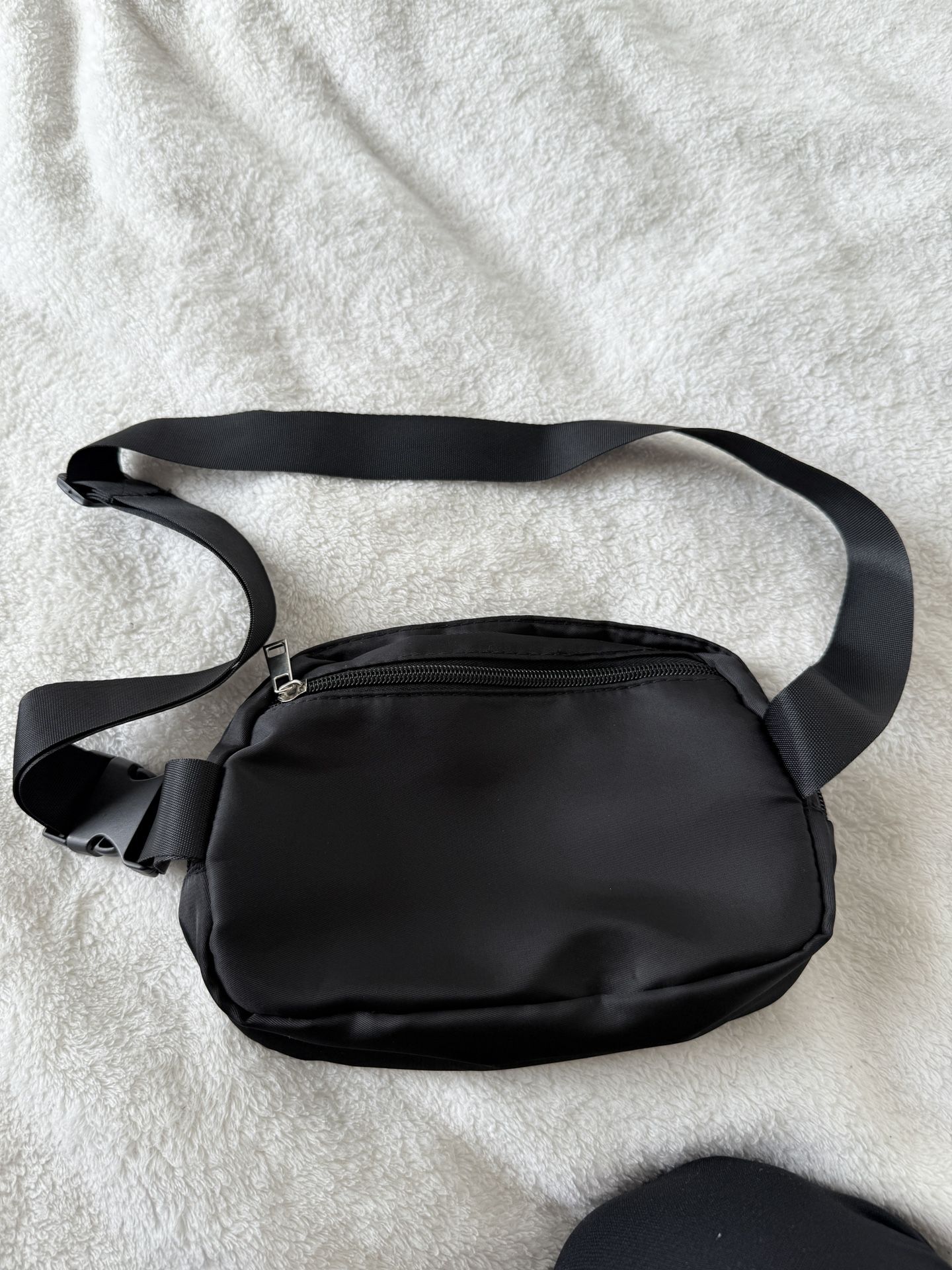 Black Waist Bag / Crossbody – Simple & Handy