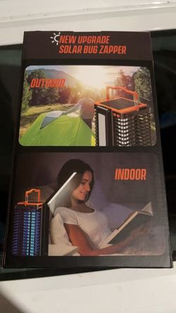 Solar Bug Zapper Indoor Outdoor