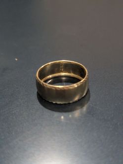 Gold 14kt Wide Band Ring
