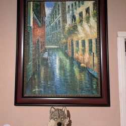 Impressionist Painting. Original Signed