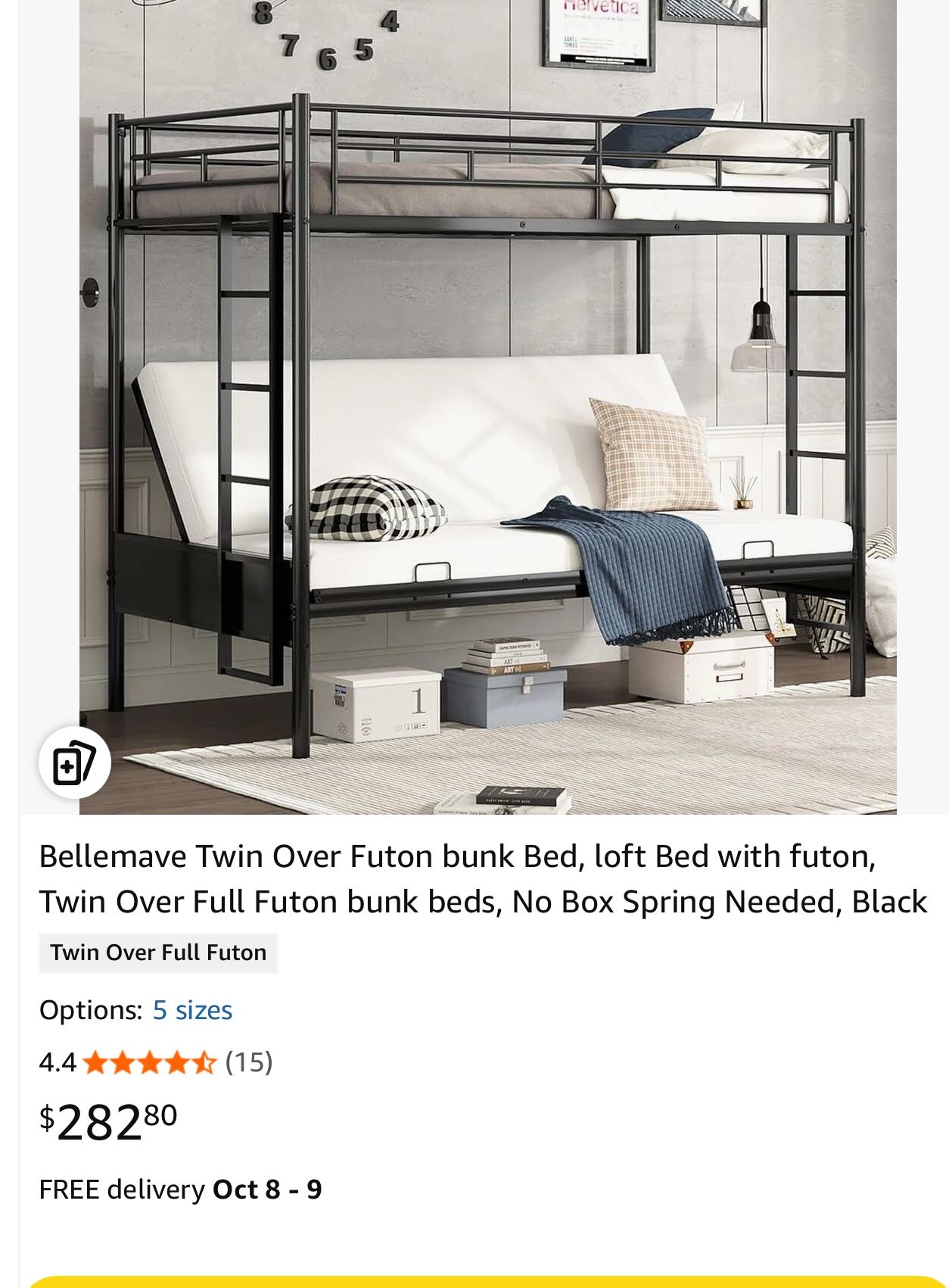 Bunkbed With The Futon