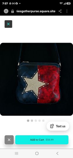 Montana West  Studded Star Crossbody Purse